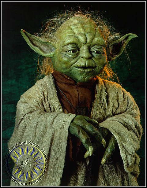 A larger pic of the Yoda at the Smithsonian