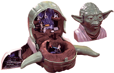 Yoda / Dagobah transforming head playset