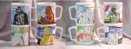 Sigma Yoda mug with Luke and his X-Wing on the back
