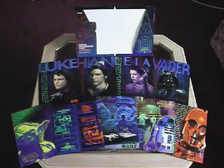 The Mead Star Wars folders, one of Yoda