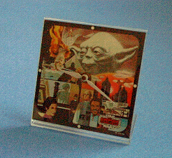 Empire Strikes Back clock with Yoda on it