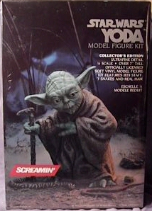 Yoda model kit by Screamin