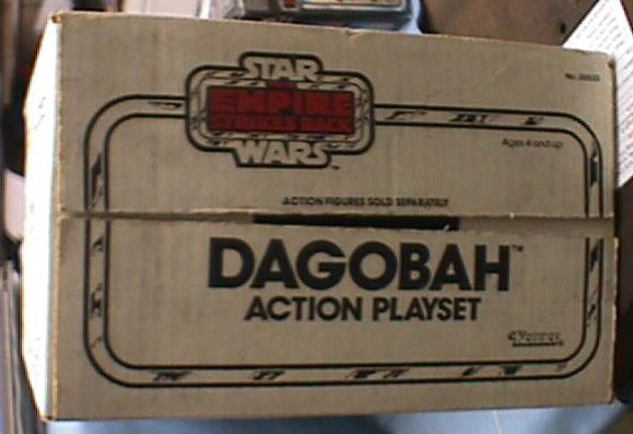 The top of the Dagobah Action playset box