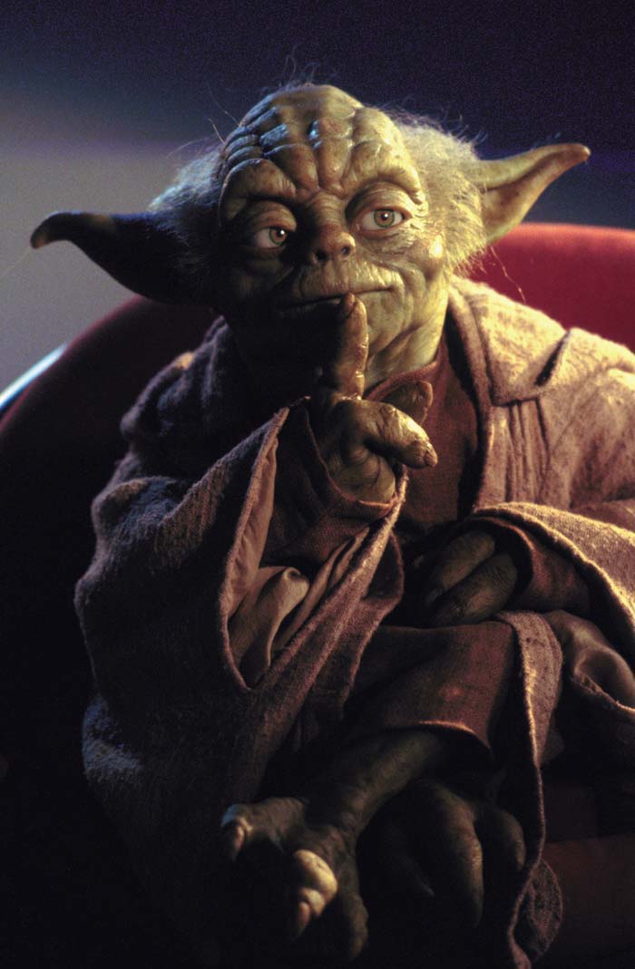 Yoda asking for silence