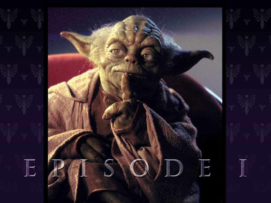 An Episode I Yoda wallpaper