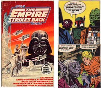 Empire Strikes Back comic book with a purple Yoda