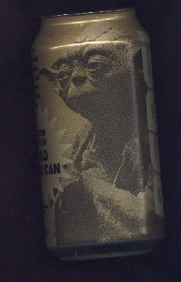 The gold Yoda can (non-redeemable version)