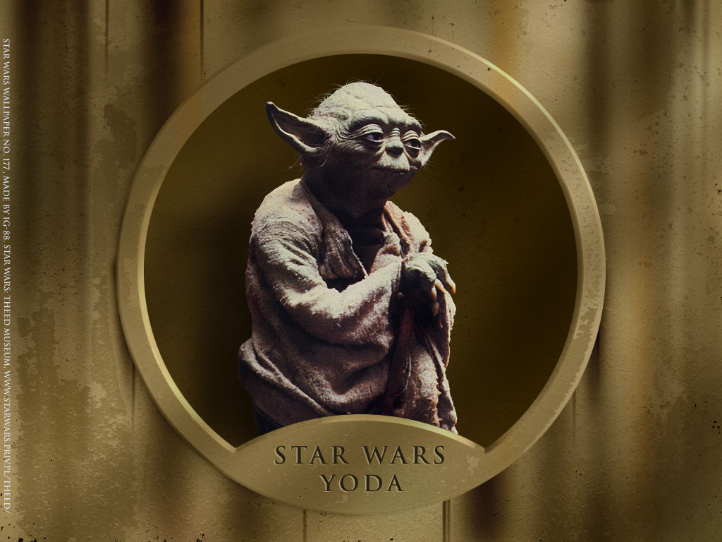 A nice Yoda background or wallpaper