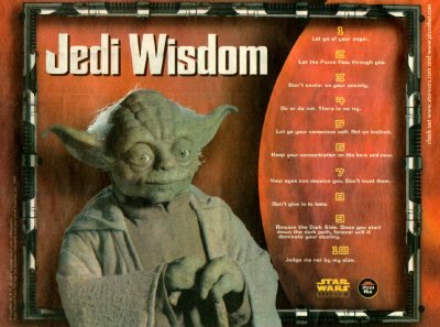 Jedi Wisdom sheet