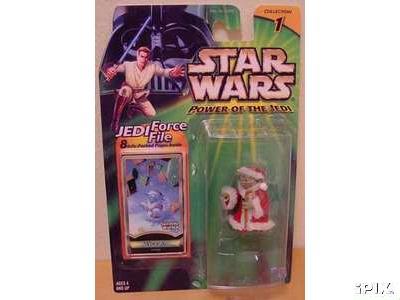Custom Power of the Jedi Santa Yoda toy