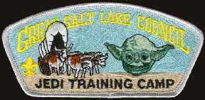 Great Salt Lake Council Jedi Training Camp patch (courtesy of CinciToyMuseum.com)