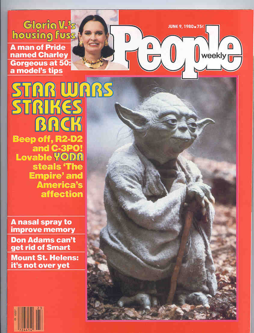 People magazine with Yoda on the cover