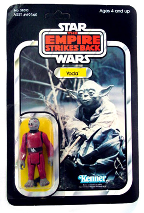 Empire Strikes Back Snaggletooth on a Yoda card