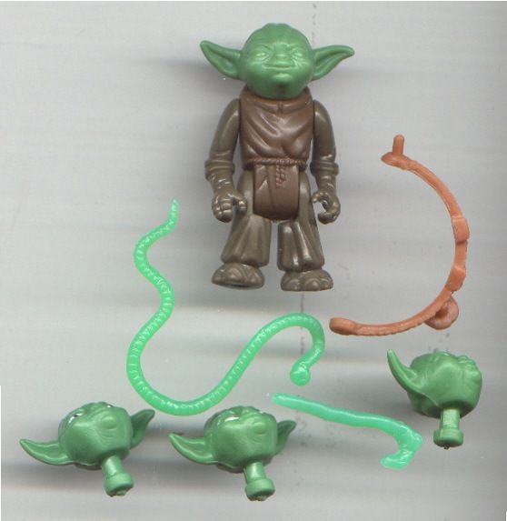Prototype Lili-Ledy Yoda with extra heads
