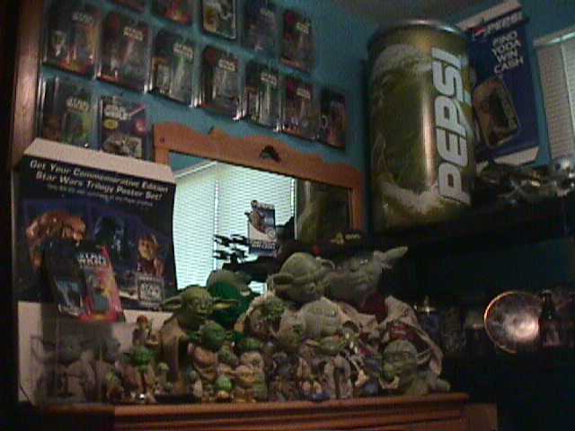 Part of YodaJeff's Yoda figure collection (as of June 2001)