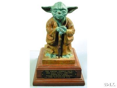 Bronze painted Yoda statue - number 27