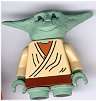 Homemade LEGO Yoda figure