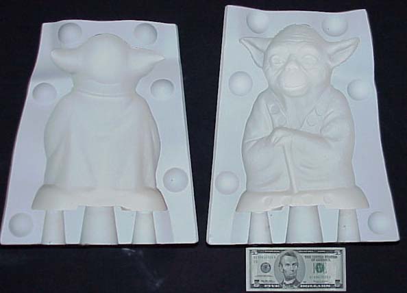 Yoda ceramic mold