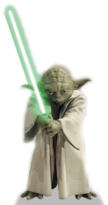 Advanced Graphics Attack of the Clones Yoda standup