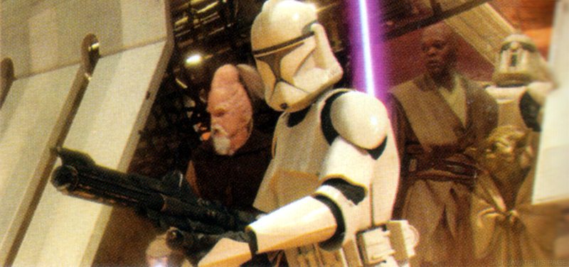 Attack of the Clones - Yoda on a gunship