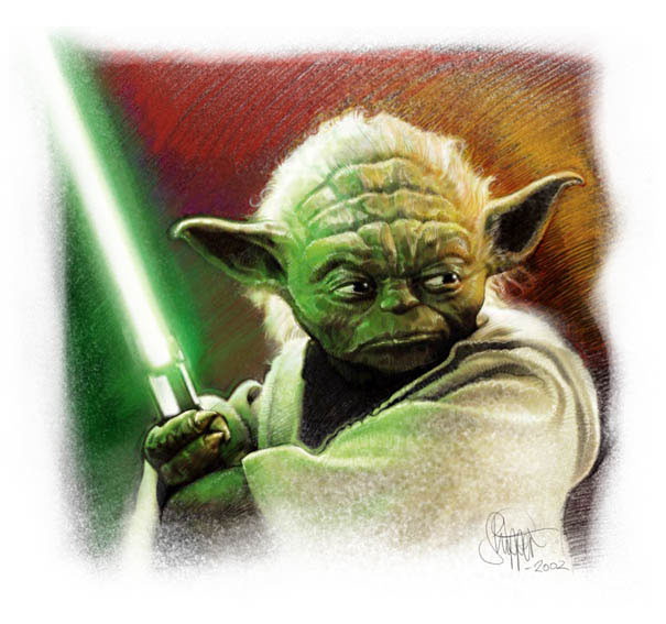 Attack of the Clones Yoda fan art