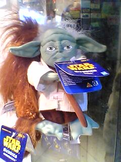Plush Yoda from the Star Wars Buddies set