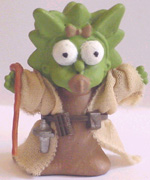 Custom Maggie Simpson as Yoda figure