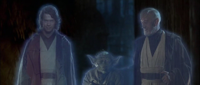 Return of the Jedi - Jedi spirits scene from 2004 DVD release