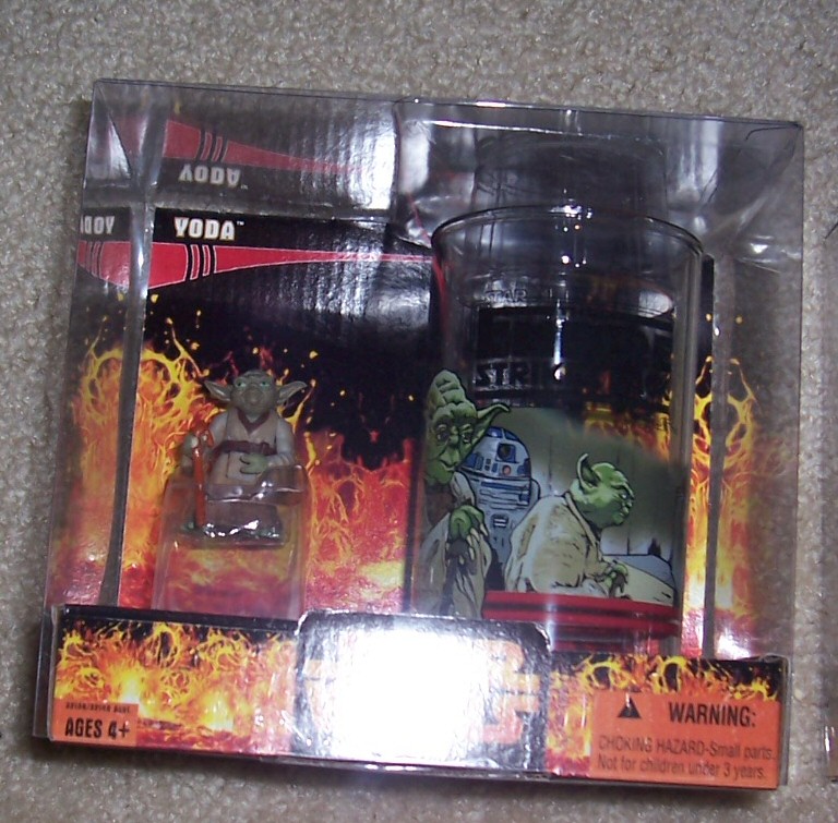 Empire Strikes Back figure and glass set - front