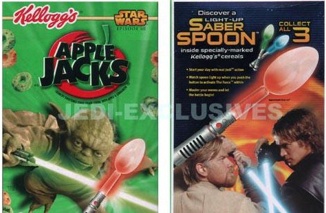 Yoda on an Apple Jacks box