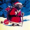 Yoda in a Santa outfit - 585x586