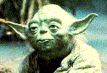 Yoda thinking about something