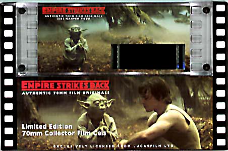 A picture of different Yoda film frames