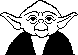 A really simple Yoda drawing