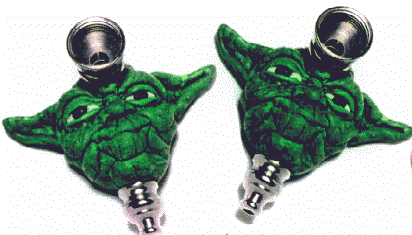 Some Yoda hand pipes