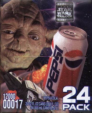 Yoda Pepsi Box side