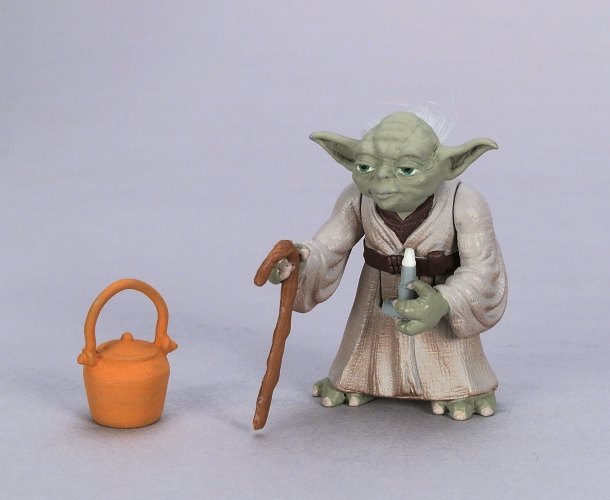 The newest Yoda toy with boiling pot and real hair (official toy)