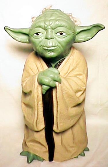 Yoda hand puppet / retail store display