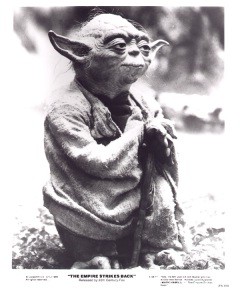 Yoda photograph from The Empire Strikes Back