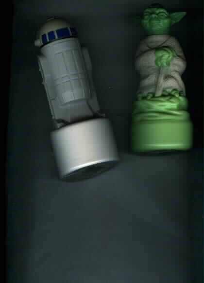 Yoda shampoo bottle by Omni Costmetics