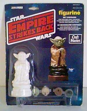 Paintable Yoda figurine by Craft Master