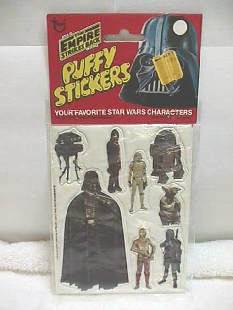 Empire Strikes Back puffy stickers
