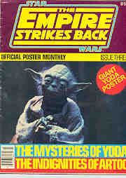 The Empire Strikes Back poster book issue 3 with giant Yoda poster