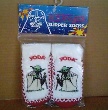 Yoda Return of the Jedi slipper socks