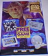 Advertisement for free games with a purchase