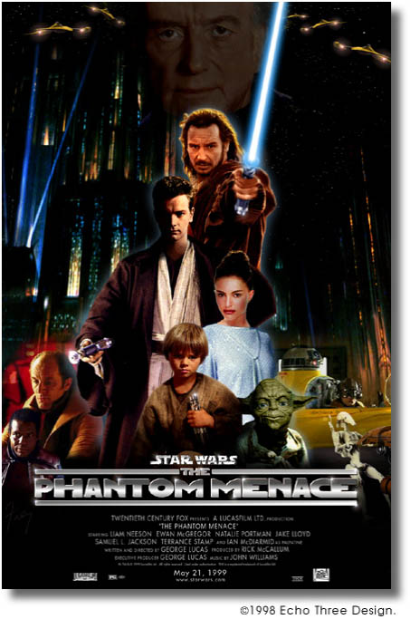 Fake Phantom Menace poster (by Echo 3)