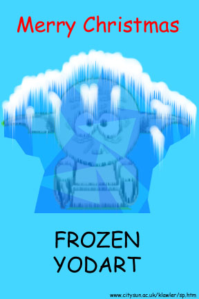 Star Park comic with frozen Yodart