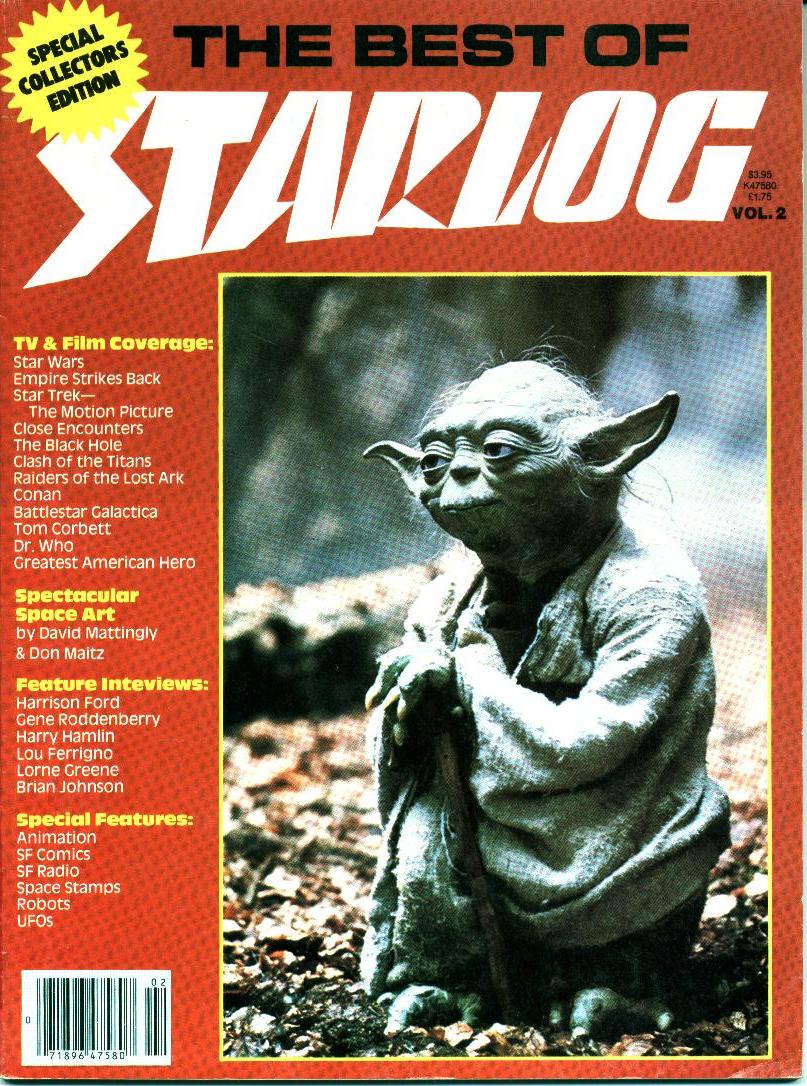 The best of Starlog magazine volume 2 with Yoda on the cover