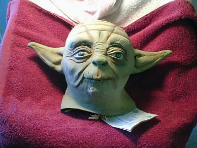 A Yoda Don Post mask from the 80's