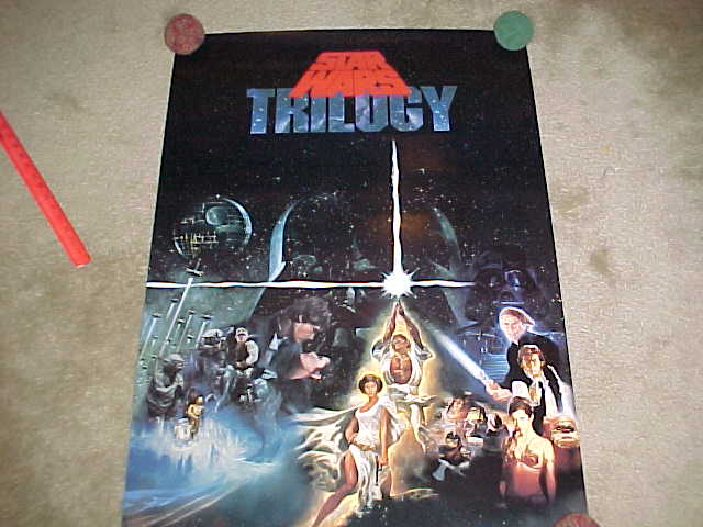 A Star Wars trilogy poster